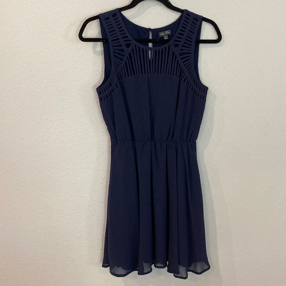 Lily Rose Navy Dress
